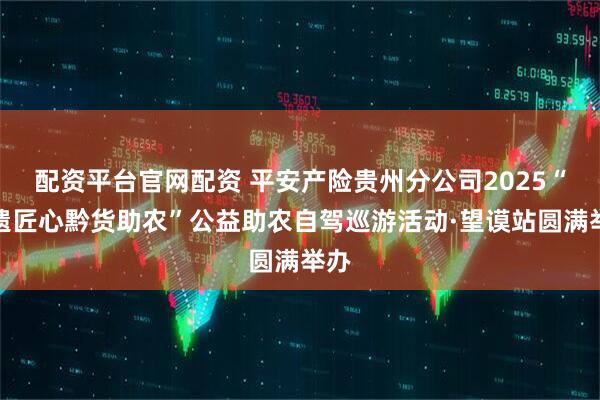配资平台官网配资 平安产险贵州分公司2025“非遗匠心黔货助农”公益助农自驾巡游活动·望谟站圆满举办
